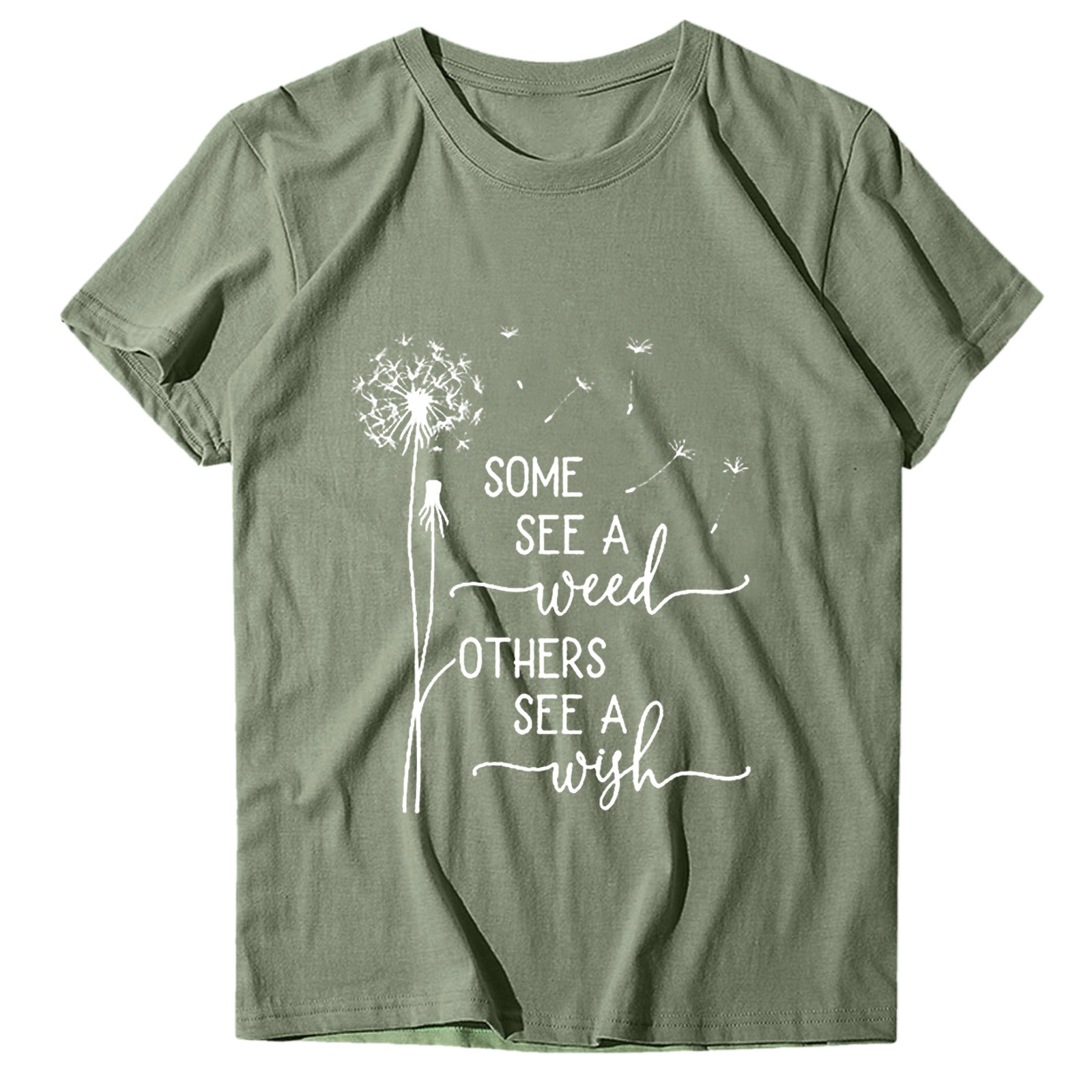 thumbnail image 4 of Camiseta informal de manga corta con estampado de letras para mujer: cuello redondo, top de poliéster, versátil para combinar con leggings o vaqueros, disponible en varias tallas., 4 of 8